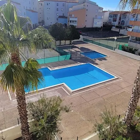 Nauticap, Joli T2 Renove, Piscine, Parking, 200m Apartament