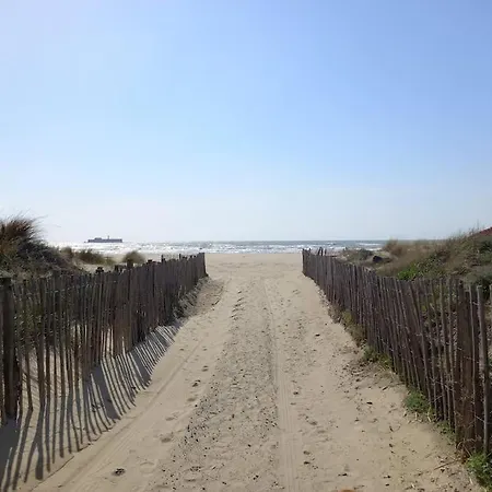 Nauticap, Joli T2 Renove, Piscine, Parking, 200m Apartament