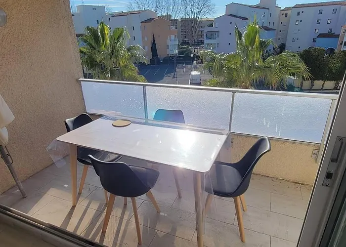 Nauticap, Joli T2 Renove, Piscine, Parking, 200m 아파트 *